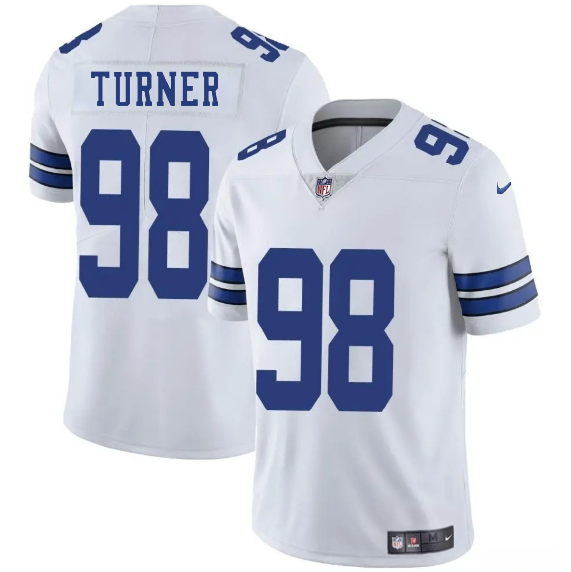 Men's Dallas Cowboys #98 Payton Turner White 2025 Vapor Untouchable Limited Stitched Football Jersey Men's Dallas Cowboys #98 Payton Turner White 2025 Vapor Untouchable Limited Stitched Football Jersey
