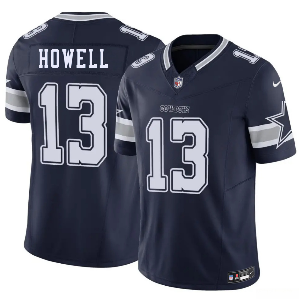 Men's Dallas Cowboys #13 Sam Howell Navy 2026 F.U.S.E Vapor Untouchable Limited Stitched Football Jersey Men's Dallas Cowboys #13 Sam Howell Navy 2026 F.U.S.E Vapor Untouchable Limited Stitched Football Jersey