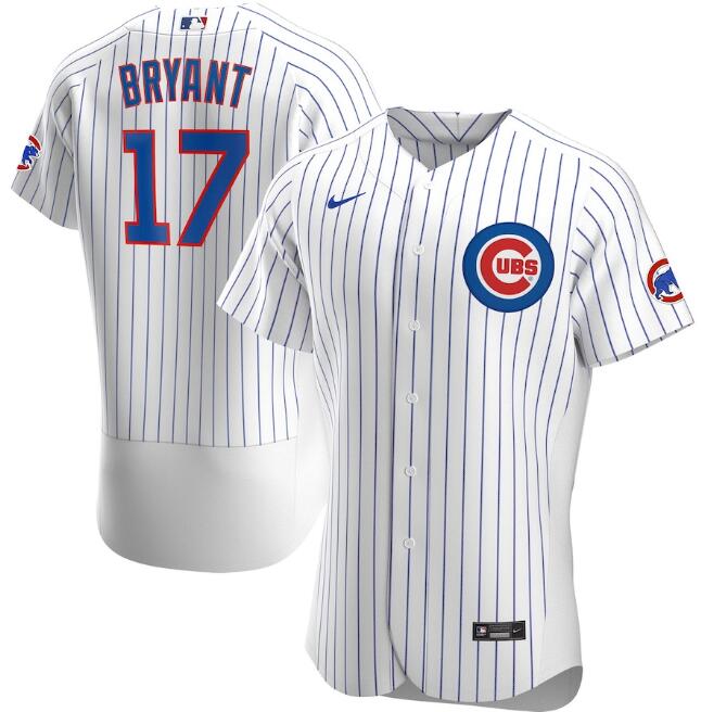 Men's Chicago Cubs #17 Kris Bryant White MLB Flex Base Stitched Jersey Men's Chicago Cubs #17 Kris Bryant White MLB Flex Base Stitched Jersey