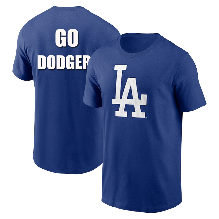 Men's Los Angeles Dodgers Blue T-Shirt Men's Los Angeles Dodgers Blue T-Shirt