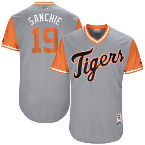 Tigers #19 Anibal Sanchez Gray 