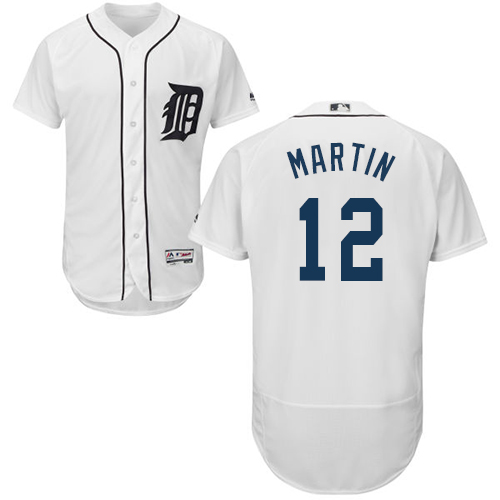 Tigers #12 Leonys Martin White Flexbase Authentic Collection Stitched MLB Jersey Tigers #12 Leonys Martin White Flexbase Authentic Collection Stitched MLB Jersey