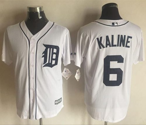 Tigers #6 Al Kaline White New Cool Base Stitched MLB Jersey Tigers #6 Al Kaline White New Cool Base Stitched MLB Jersey