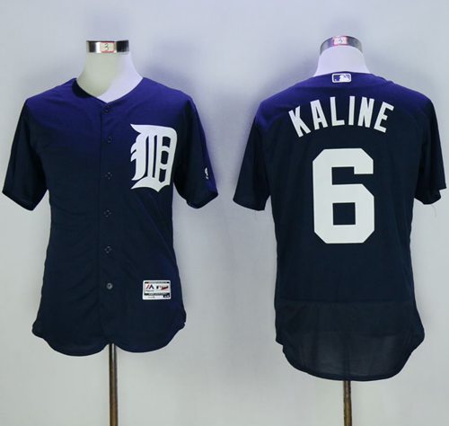 Tigers #6 Al Kaline Navy Blue Flexbase Authentic Collection Stitched MLB Jersey Tigers #6 Al Kaline Navy Blue Flexbase Authentic Collection Stitched MLB Jersey
