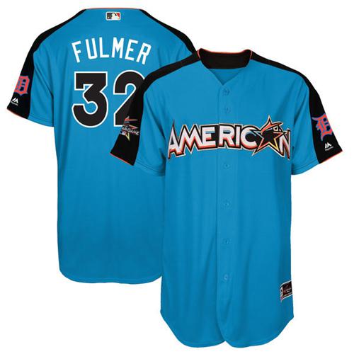 Tigers #32 Michael Fulmer Blue 2017 All-Star American League Stitched MLB Jersey Tigers #32 Michael Fulmer Blue 2017 All-Star American League Stitched MLB Jersey