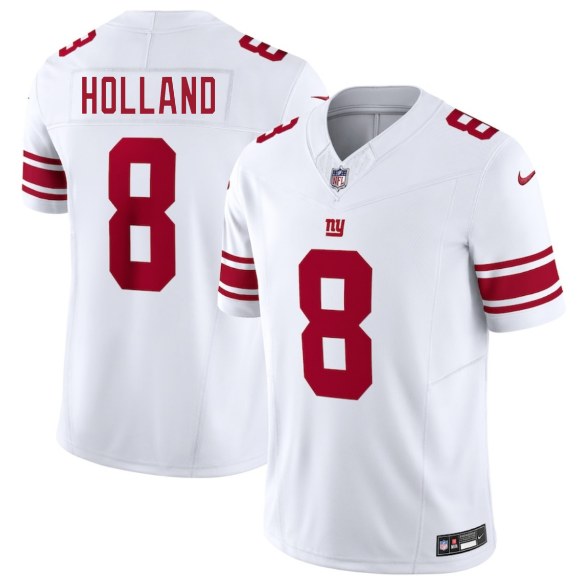 Men's New York Giants #8 Jevon Holland White 2025 F.U.S.E. Vapor Untouchable Limited Stitched Jersey Men's New York Giants #8 Jevon Holland White 2025 F.U.S.E. Vapor Untouchable Limited Stitched Jersey