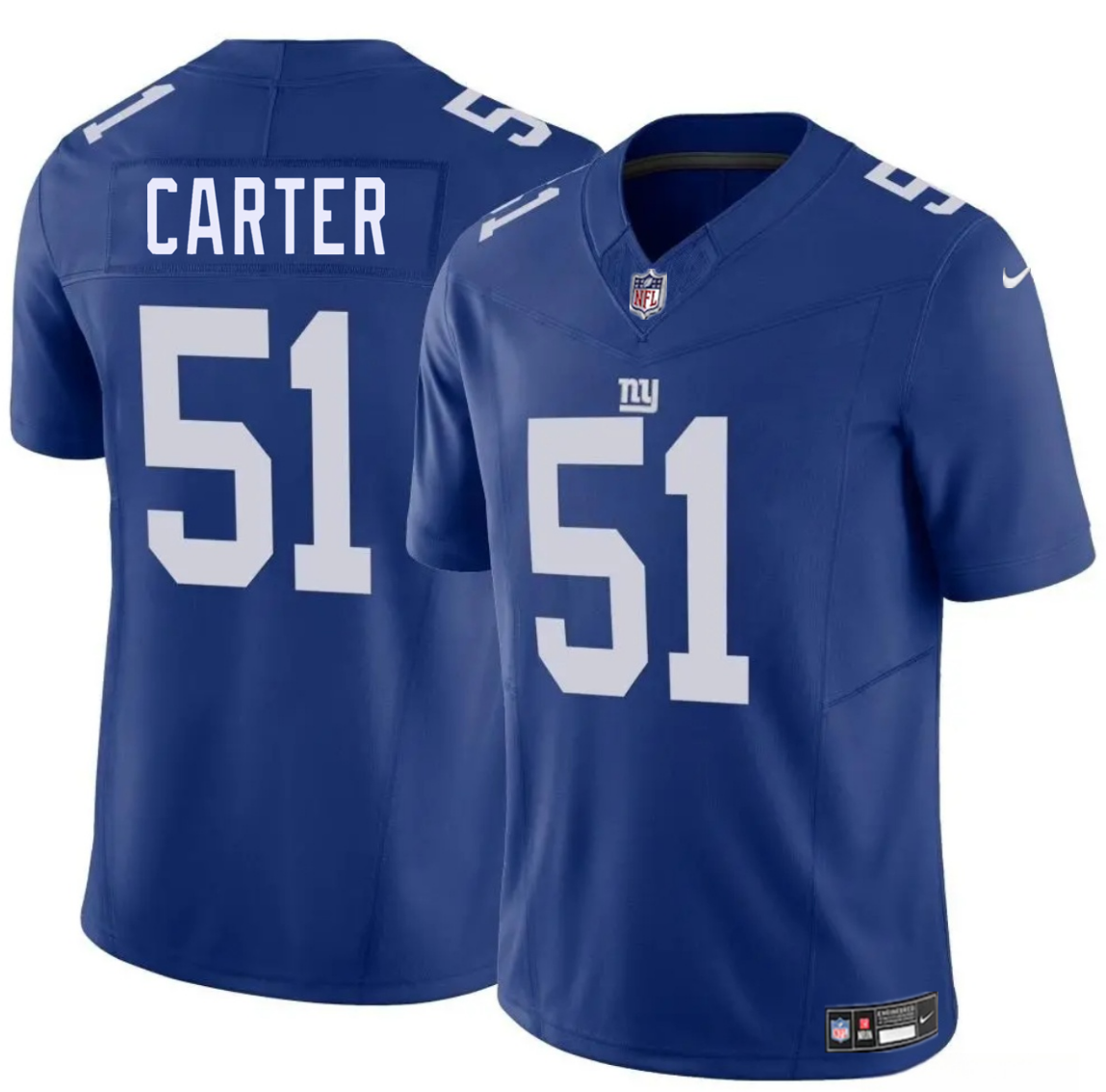 Men's New York Giants #51 Abdul Carter Blue 2025 Draft F.U.S.E. Vapor Untouchable Limited Stitched Jersey Men's New York Giants #51 Abdul Carter Blue 2025 Draft F.U.S.E. Vapor Untouchable Limited Stitched Jersey