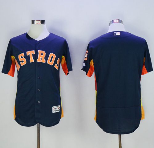 Astros Blank Navy Blue Flexbase Authentic Collection Stitched MLB Jersey Astros Blank Navy Blue Flexbase Authentic Collection Stitched MLB Jersey