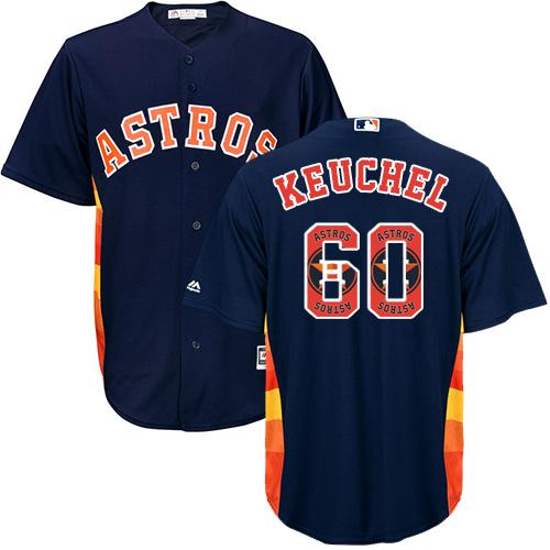 Astros #60 Dallas Keuchel Navy Blue Team Logo Fashion Stitched MLB Jersey Astros #60 Dallas Keuchel Navy Blue Team Logo Fashion Stitched MLB Jersey