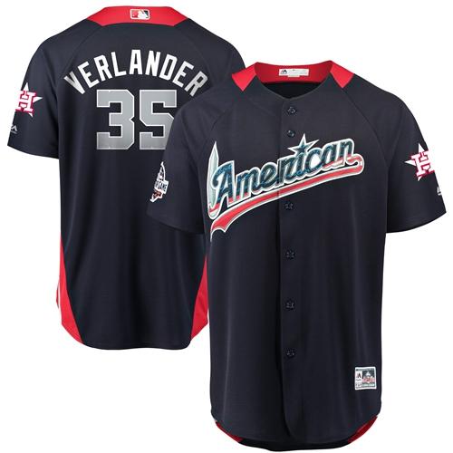 Astros #35 Justin Verlander Navy Blue 2018 All-Star American League Stitched MLB Jersey Astros #35 Justin Verlander Navy Blue 2018 All-Star American League Stitched MLB Jersey