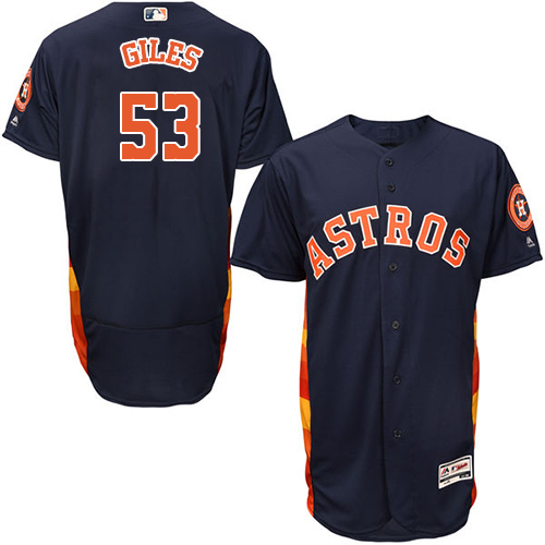 Astros #53 Ken Giles Navy Blue Flexbase Authentic Collection Stitched MLB Jersey Astros #53 Ken Giles Navy Blue Flexbase Authentic Collection Stitched MLB Jersey