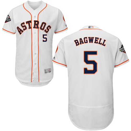Astros #5 Jeff Bagwell White Flexbase Authentic Collection 2019 World Series Bound Stitched MLB Jersey Astros #5 Jeff Bagwell White Flexbase Authentic Collection 2019 World Series Bound Stitched MLB Jersey