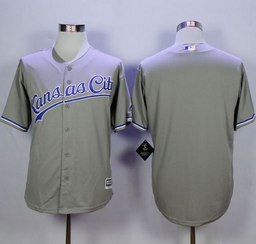 Royals Blank Grey New Cool Base Stitched MLB Jersey Royals Blank Grey New Cool Base Stitched MLB Jersey