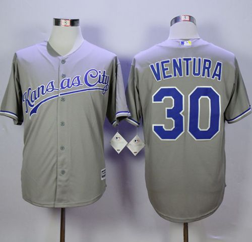 Royals #30 Yordano Ventura New Grey Cool Base Stitched MLB Jersey Royals #30 Yordano Ventura New Grey Cool Base Stitched MLB Jersey