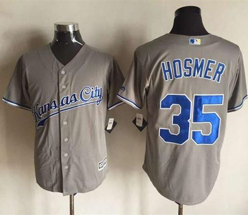 Royals #35 Eric Hosmer New Grey Cool Base Stitched MLB Jersey Royals #35 Eric Hosmer New Grey Cool Base Stitched MLB Jersey