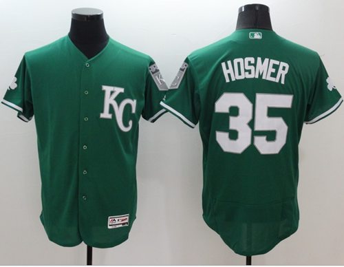 Royals #35 Eric Hosmer Green Celtic Flexbase Authentic Collection Stitched MLB Jersey Royals #35 Eric Hosmer Green Celtic Flexbase Authentic Collection Stitched MLB Jersey