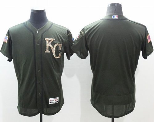 Royals Blank Green Flexbase Authentic Collection Salute to Service Stitched MLB Jersey Royals Blank Green Flexbase Authentic Collection Salute to Service Stitched MLB Jersey