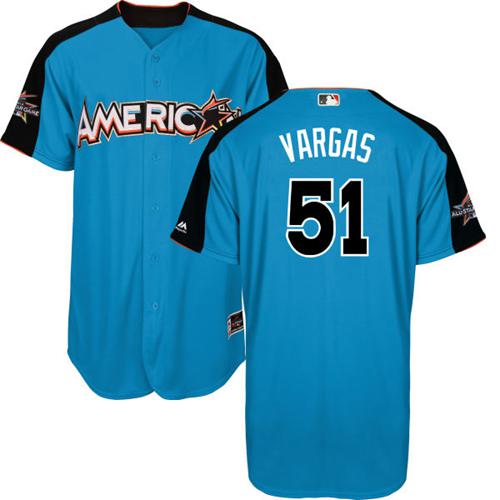 Royals #51 Jason Vargas Blue 2017 All-Star American League Stitched MLB Jersey Royals #51 Jason Vargas Blue 2017 All-Star American League Stitched MLB Jersey