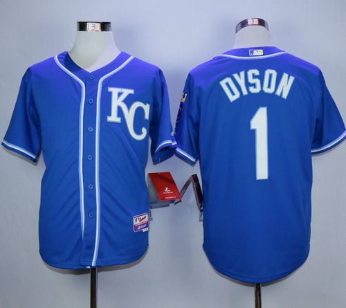 Royals #1 Jarrod Dyson Blue Alternate 2 Cool Base Stitched MLB Jersey Royals #1 Jarrod Dyson Blue Alternate 2 Cool Base Stitched MLB Jersey