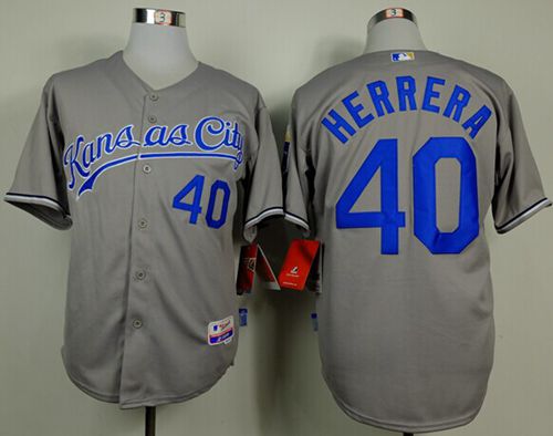 Royals #40 Kelvin Herrera Grey Cool Base Stitched MLB Jersey Royals #40 Kelvin Herrera Grey Cool Base Stitched MLB Jersey