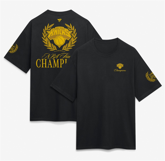 Men's New York Knicks Black 2026 Finals Champions x USA 250th Heavyweight T-Shirt Men's New York Knicks Black 2026 Finals Champions x USA 250th Heavyweight T-Shirt