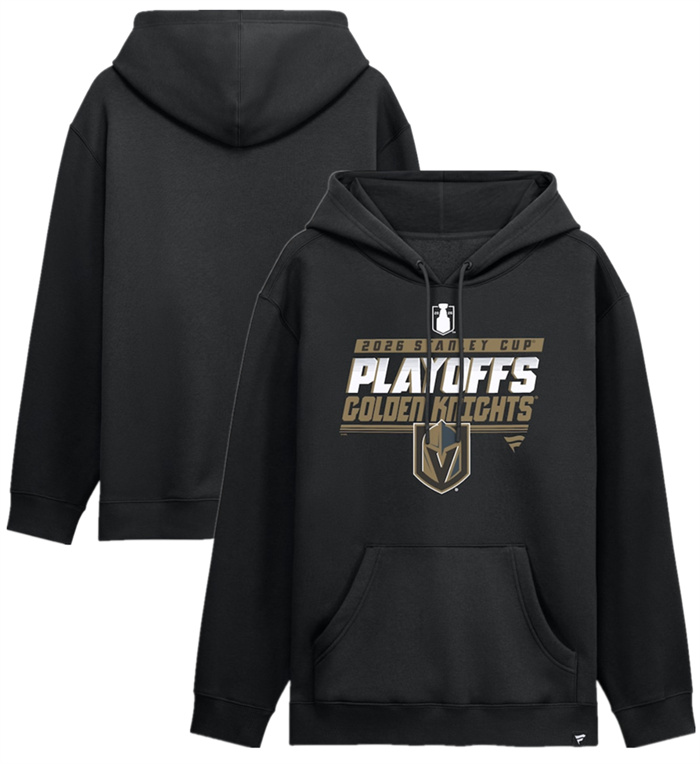 Men's Vegas Golden Knights Black 2026 Stanley Cup Playoffs Hoodie
