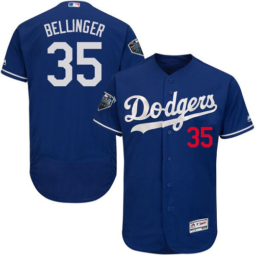 Dodgers #35 Cody Bellinger Blue Flexbase Authentic Collection 2018 World Series Stitched MLB Jersey Dodgers #35 Cody Bellinger Blue Flexbase Authentic Collection 2018 World Series Stitched MLB Jersey