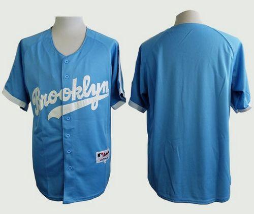 Dodgers Blank Light Blue Cooperstown Stitched MLB Jersey Dodgers Blank Light Blue Cooperstown Stitched MLB Jersey