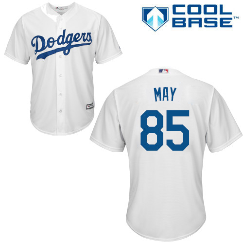 Dodgers #85 Dustin May White New Cool Base Stitched MLB Jersey Dodgers #85 Dustin May White New Cool Base Stitched MLB Jersey