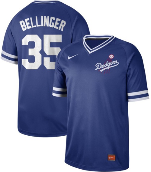 Nike Dodgers #35 Cody Bellinger Royal Authentic Cooperstown Collection Stitched MLB Jersey Nike Dodgers #35 Cody Bellinger Royal Authentic Cooperstown Collection Stitched MLB Jersey