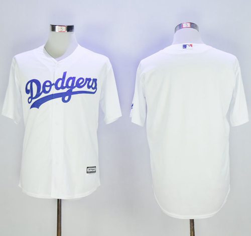 Dodgers Blank White New Cool Base Stitched MLB Jersey Dodgers Blank White New Cool Base Stitched MLB Jersey