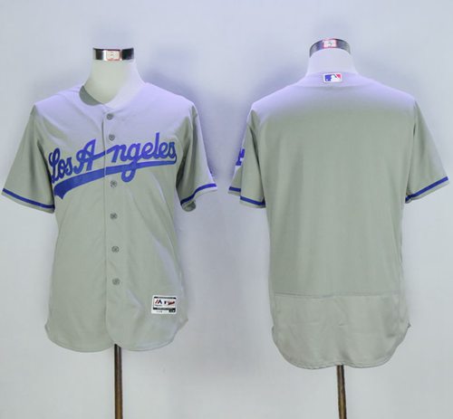 Dodgers Blank Grey Flexbase Authentic Collection Road Stitched MLB Jersey Dodgers Blank Grey Flexbase Authentic Collection Road Stitched MLB Jersey