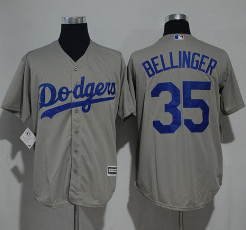 Dodgers #35 Cody Bellinger Grey New Cool Base Stitched MLB Jersey Dodgers #35 Cody Bellinger Grey New Cool Base Stitched MLB Jersey