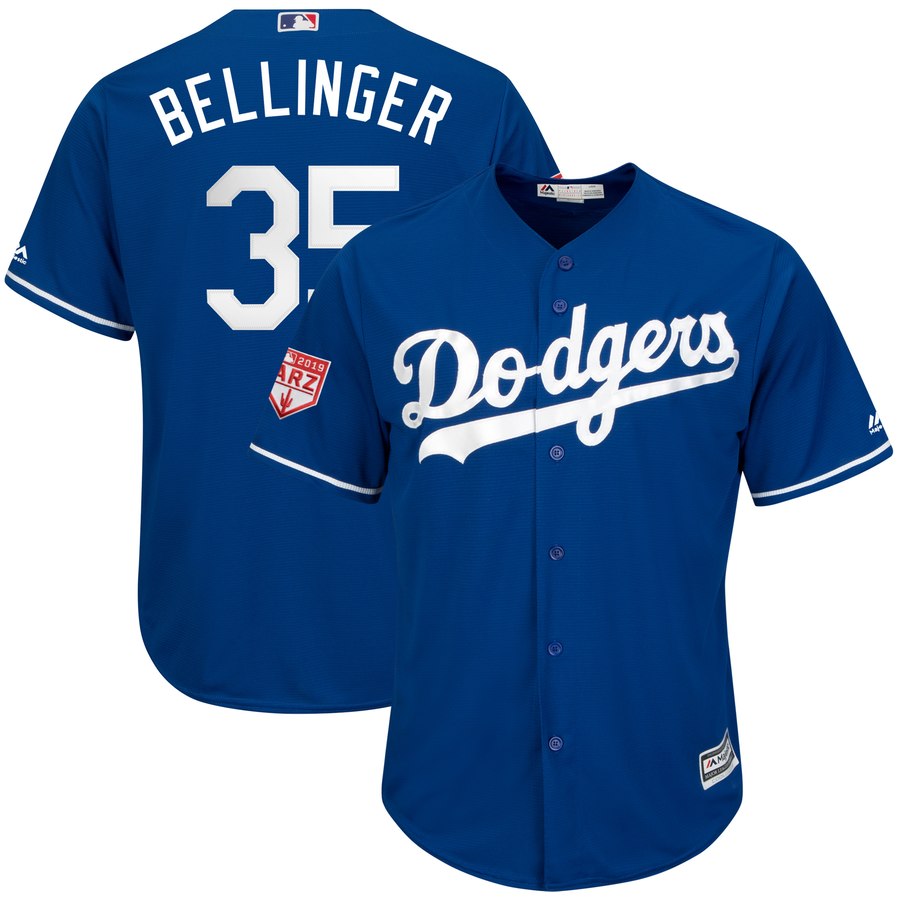 Dodgers #35 Cody Bellinger Royal 2019 Spring Training Cool Base Stitched MLB Jersey Dodgers #35 Cody Bellinger Royal 2019 Spring Training Cool Base Stitched MLB Jersey