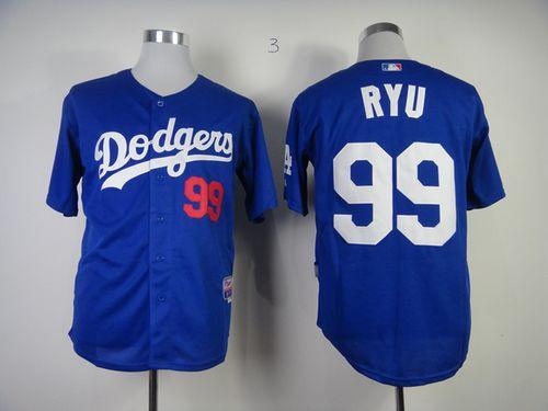 Dodgers #99 Hyun-Jin Ryu Light Blue Cool Base Stitched MLB Jersey Dodgers #99 Hyun-Jin Ryu Light Blue Cool Base Stitched MLB Jersey