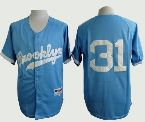 Dodgers #31 Joc Pederson Light Blue Cooperstown Stitched MLB Jersey Dodgers #31 Joc Pederson Light Blue Cooperstown Stitched MLB Jersey