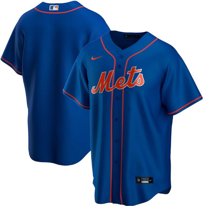 Men's New York Mets Blank Blue MLB Cool Base Stitched Jersey Men's New York Mets Blank Blue MLB Cool Base Stitched Jersey