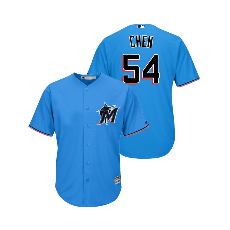 marlins #54 Wei-Yin Chen Blue Alternate 2019 Cool Base Stitched MLB Jersey marlins #54 Wei-Yin Chen Blue Alternate 2019 Cool Base Stitched MLB Jersey