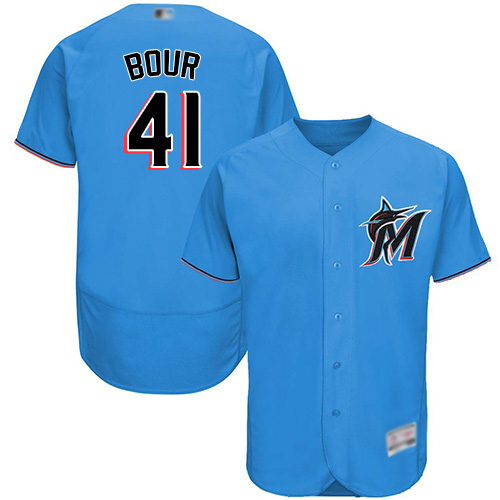marlins #41 Justin Bour Blue Flexbase Authentic Collection Stitched MLB Jersey marlins #41 Justin Bour Blue Flexbase Authentic Collection Stitched MLB Jersey