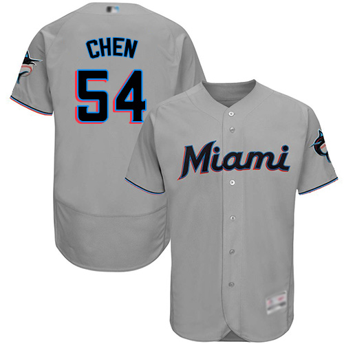 marlins #54 Wei-Yin Chen Grey Flexbase Authentic Collection Stitched MLB Jersey marlins #54 Wei-Yin Chen Grey Flexbase Authentic Collection Stitched MLB Jersey