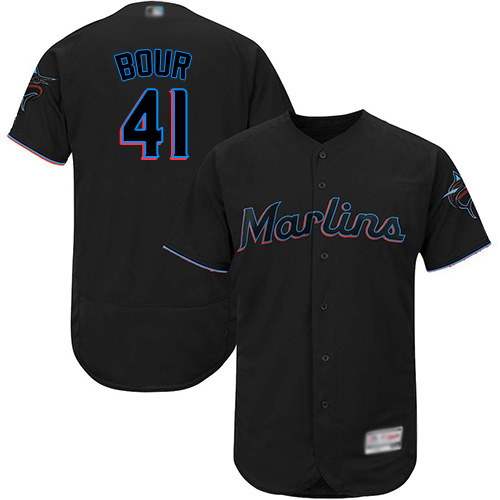 marlins #41 Justin Bour Black Flexbase Authentic Collection Stitched MLB Jersey marlins #41 Justin Bour Black Flexbase Authentic Collection Stitched MLB Jersey