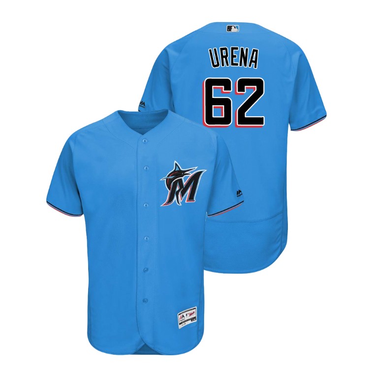 marlins #62 Jose Urena Blue Alternate 2019 Authentic Collection Flex Base Stitched MLB Jersey marlins #62 Jose Urena Blue Alternate 2019 Authentic Collection Flex Base Stitched MLB Jersey