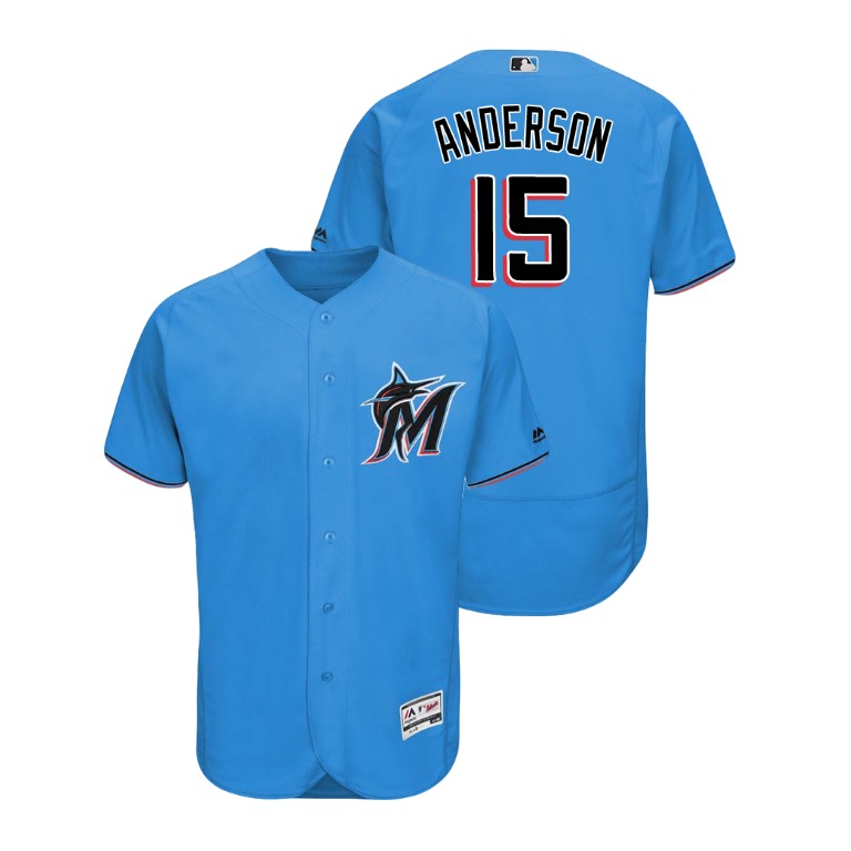 marlins #15 Brian Anderson Blue Alternate 2019 Authentic Collection Flex Base Stitched MLB Jersey marlins #15 Brian Anderson Blue Alternate 2019 Authentic Collection Flex Base Stitched MLB Jersey