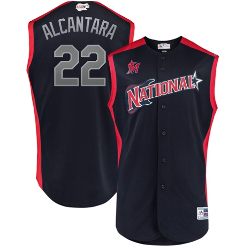 marlins #22 Sandy Alcantara Navy 2019 All-Star National League Stitched MLB Jersey marlins #22 Sandy Alcantara Navy 2019 All-Star National League Stitched MLB Jersey