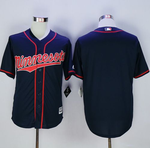 Twins Blank Navy Blue New Cool Base Alternate Road Stitched MLB Jersey Twins Blank Navy Blue New Cool Base Alternate Road Stitched MLB Jersey
