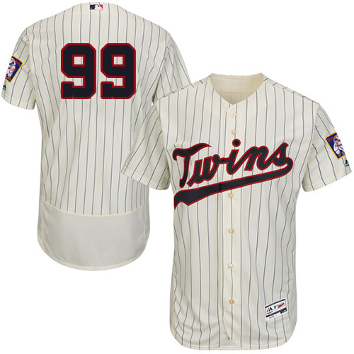 Twins #99 Logan Morrison Cream Strip Flexbase Authentic Collection Stitched MLB Jersey Twins #99 Logan Morrison Cream Strip Flexbase Authentic Collection Stitched MLB Jersey