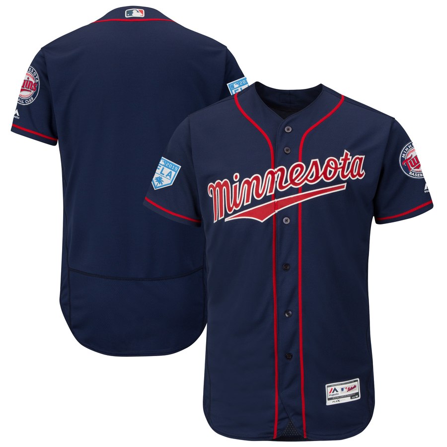 Twins Blank Navy 2019 Spring Training Flex Base Stitched MLB Jersey Twins Blank Navy 2019 Spring Training Flex Base Stitched MLB Jersey