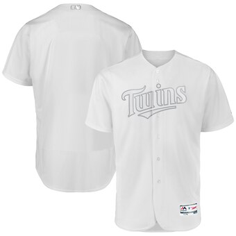 Minnesota Twins Blank Majestic 2019 Players' Weekend Flex Base Authentic Team Jersey White