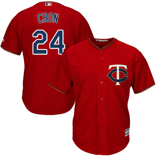 Twins #24 C.J. Cron Red Cool Base Stitched MLB Jersey Twins #24 C.J. Cron Red Cool Base Stitched MLB Jersey