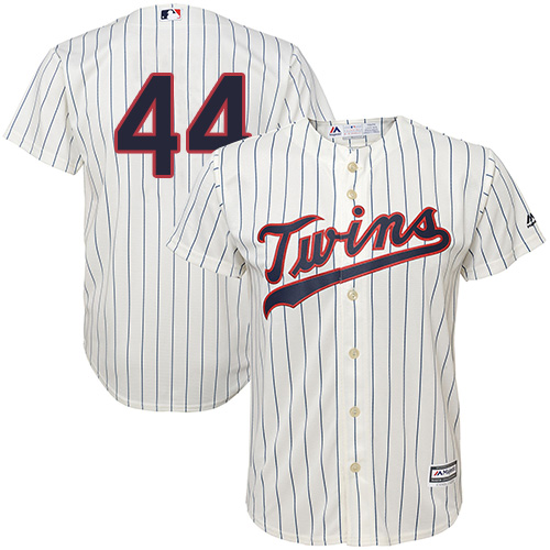 Twins #44 Kyle Gibson Cream Strip Cool Base Stitched MLB Jersey